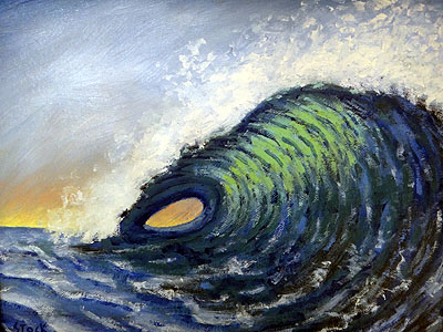 LOOKING DOWN THE TUBE 10X10.JPG