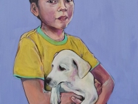 NINO-Y-MASCOTA-MIXED-MEDIA-14X11
