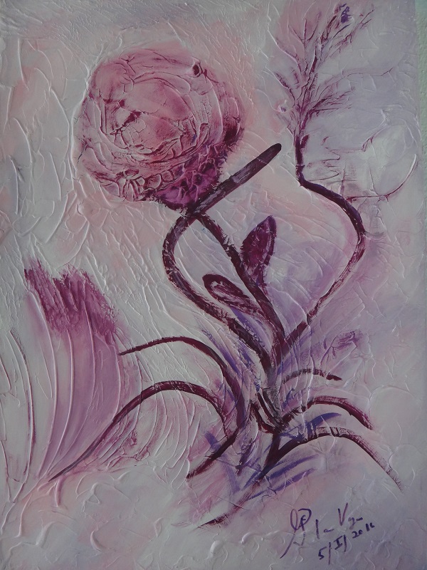 FLOR EN VENUS 17.5X19.5