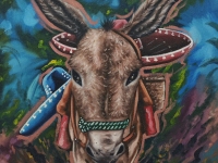 5-BURRO-Y-SOMBRERO-OIL-12X12