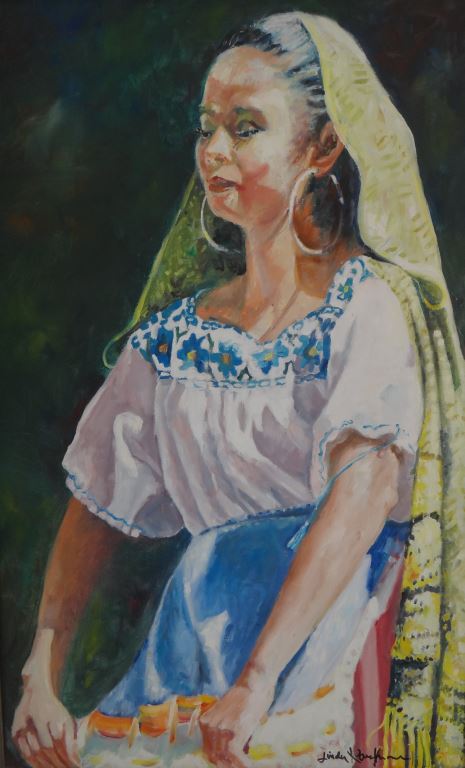 DANCER WITH MANDIL 20X32