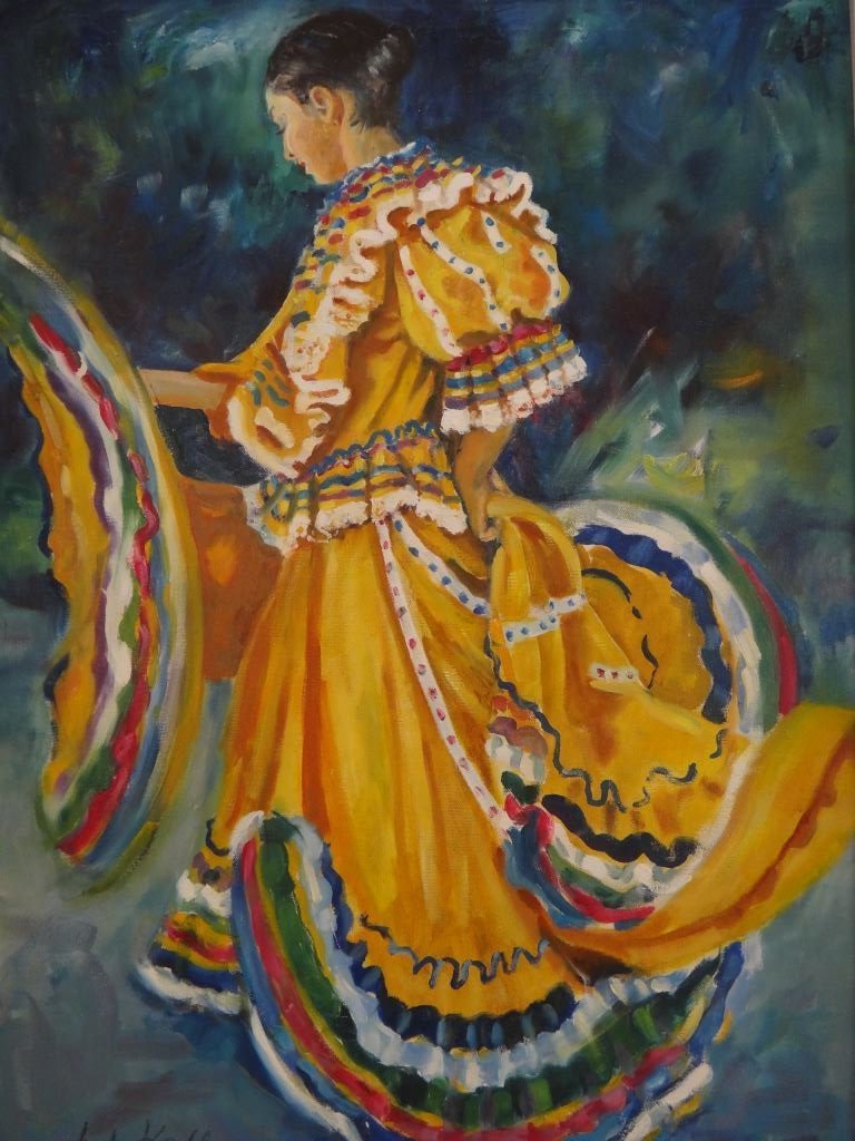 THE YELLOW DRESS 24X34