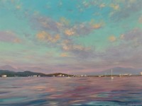 2-BANDERAS-BAY-SUNSET-OIL-11X14